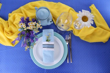 Mavi Tablo ayarı yakın çekim