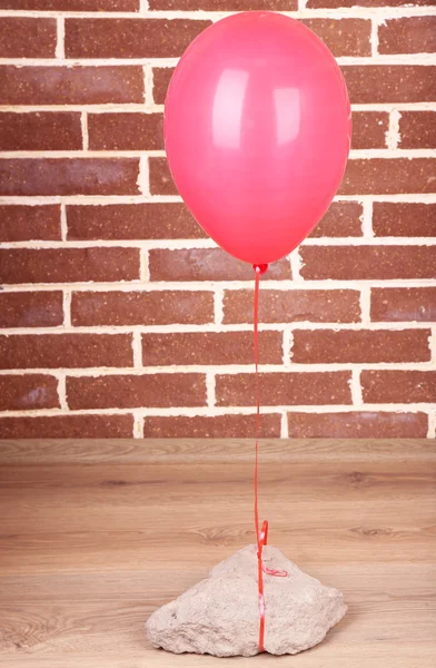 Color balloon with stone — Stock Photo, Image