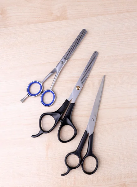 Profesionální kadeřník nástroje nůžky — Stock fotografie
