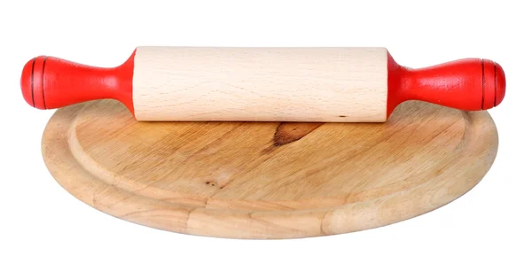 Rolling pin isolated on white — Stock Photo, Image