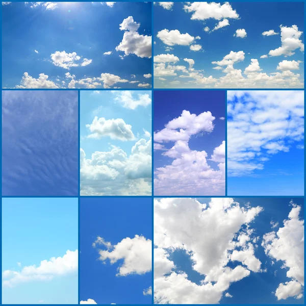 Collage cielo —  Fotos de Stock