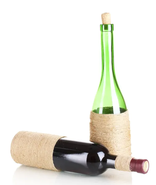 Bottiglie decorative di vino — Foto Stock