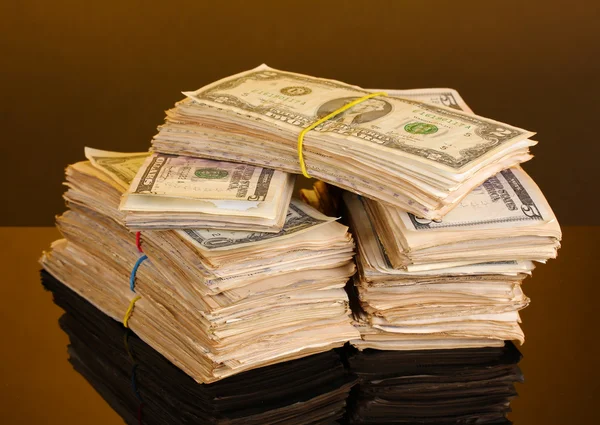 Stacks of dollars — Stock Photo, Image