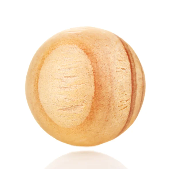 Деревянный мяч — стоковое фото