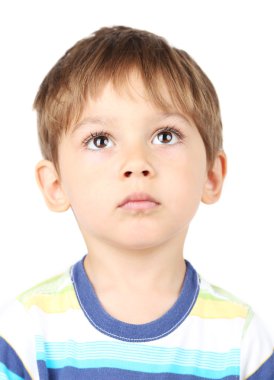 Şirin küçük çocuk.