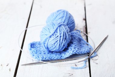 Polyester örgü ahşap tablo