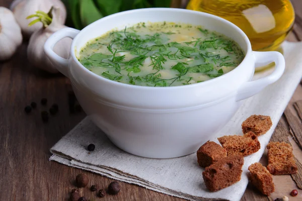 Finom zöld leves sóska — Stock Fotó