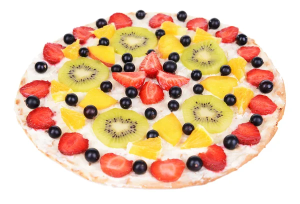 Pizza dulce con frutas — Foto de Stock