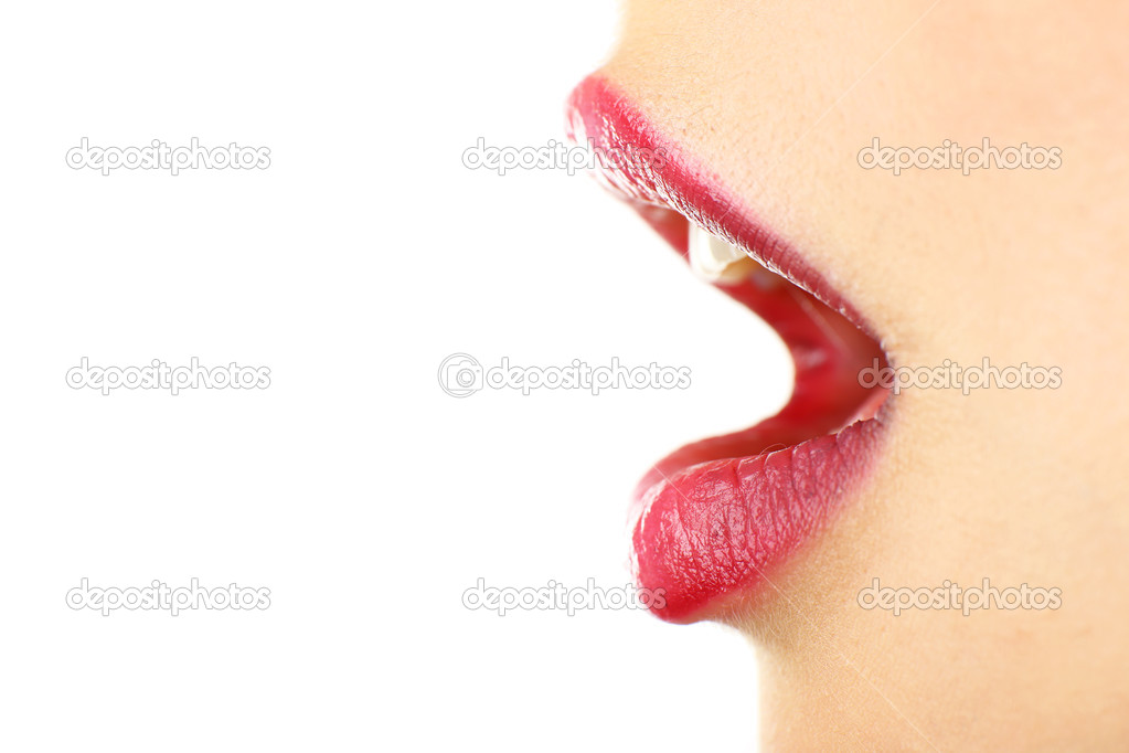 Beautiful female lips