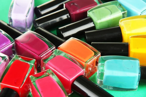 Grupo de esmaltes de uñas brillantes — Foto de Stock