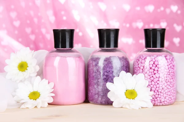 Colorful bath salt — Stock Photo, Image
