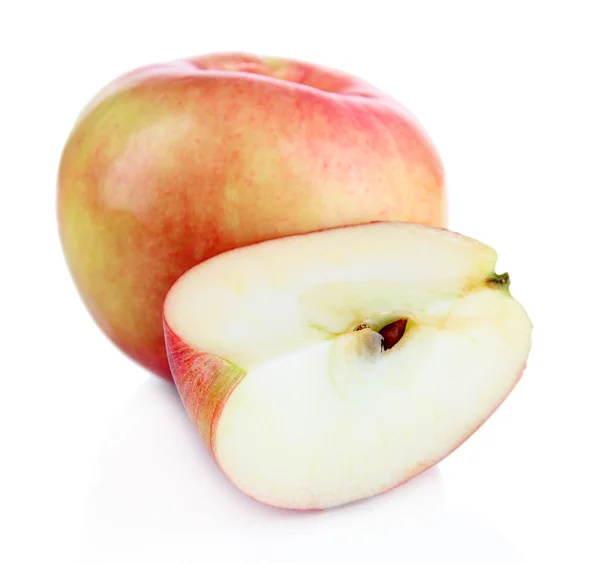 Солодкий розрізати яблуко — стокове фото
