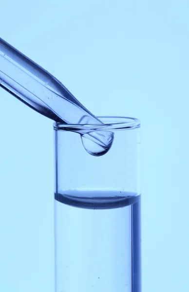 Dropper and test tube — Stock Photo, Image