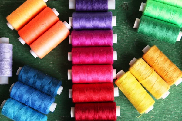 Multicolor sewing threads — Stock Photo, Image