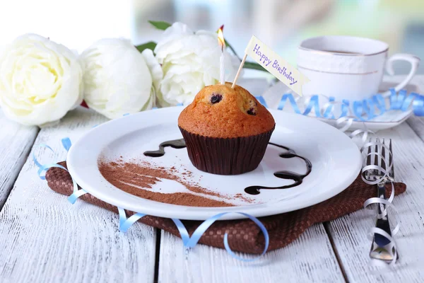 Blaubeermuffin — Stockfoto