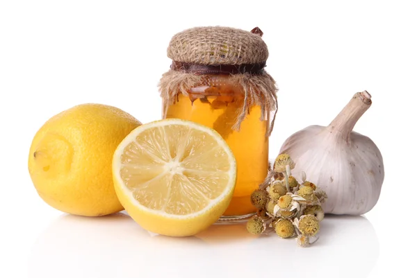 Folk remedies for colds — Stock Photo, Image