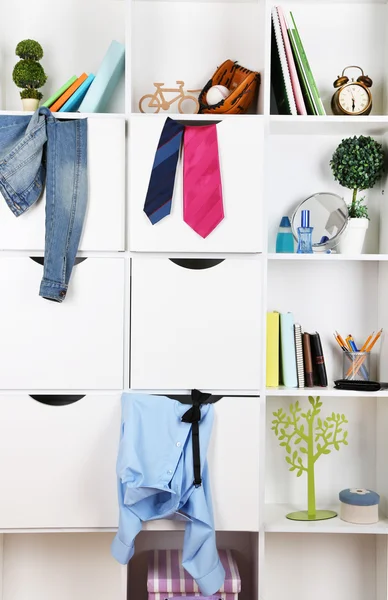 Drawers and shelves — Stock Photo, Image