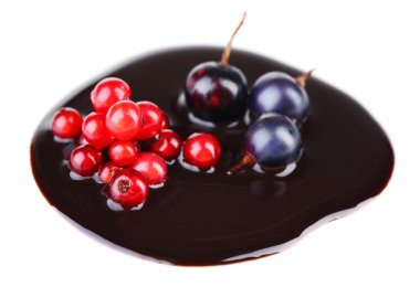 Çikolata soslu çilek