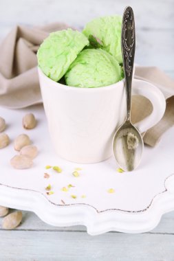 Fıstıklı dondurma.