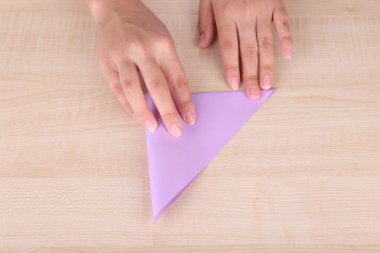 eller origami şekil yapma
