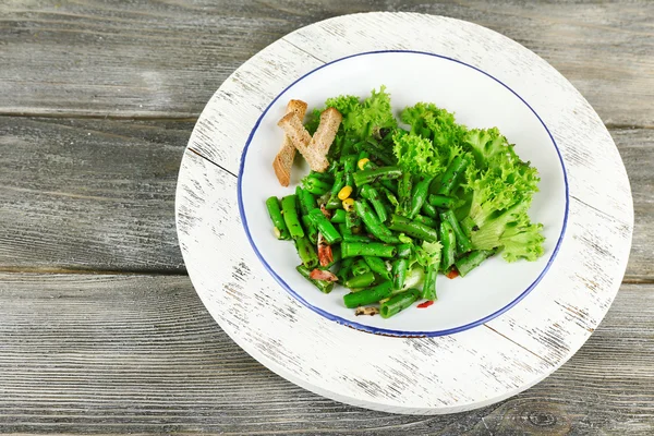 Salad with green beans — Stock Photo, Image