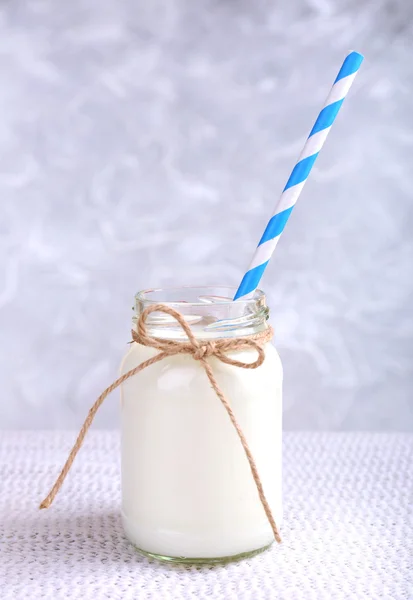 Botellas de leche — Foto de Stock