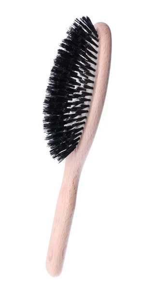 Wooden hairbrush — Stock Photo, Image