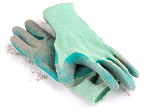 Gebruikte rubber handschoenen — Stockfoto