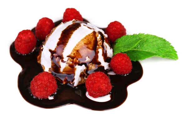 Vaniljglass med choklad — Stockfoto
