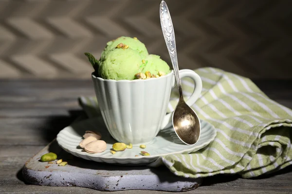 Gelato al pistacchio — Foto Stock