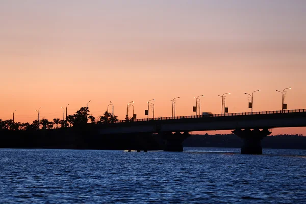 Bridge in twilight time — Stock Photo, Image