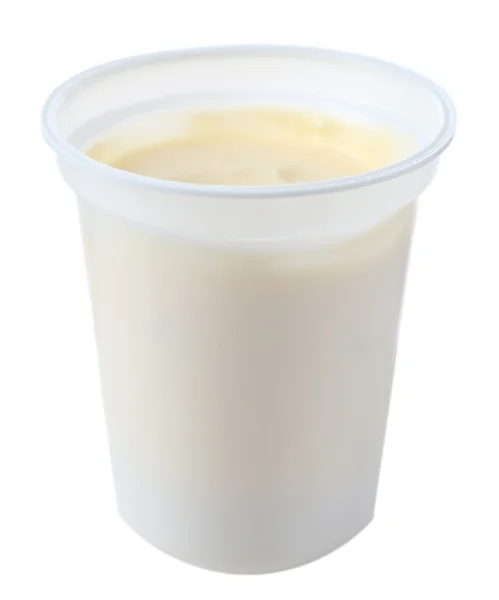 Glas van yoghurt — Stockfoto