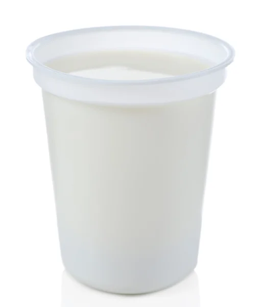 Glass of yogurt — Stock Photo, Image