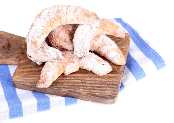 Tasty bagels with sugar powder — Stock Photo, Image