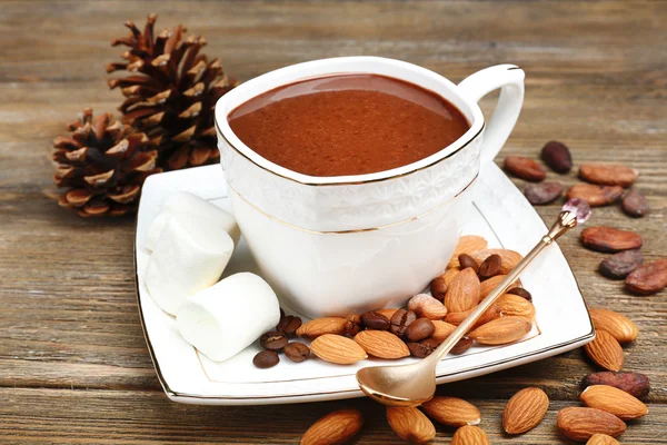 Tazza di cioccolata calda — Foto Stock