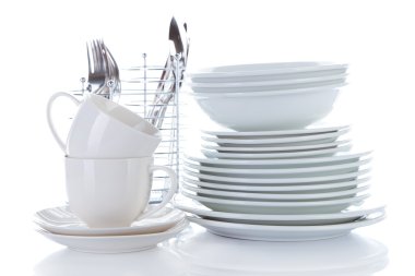Clean dishes clipart