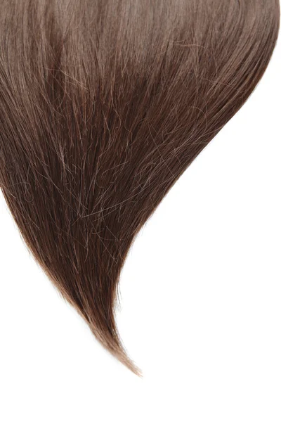 Cabelo castanho brilhante — Fotografia de Stock