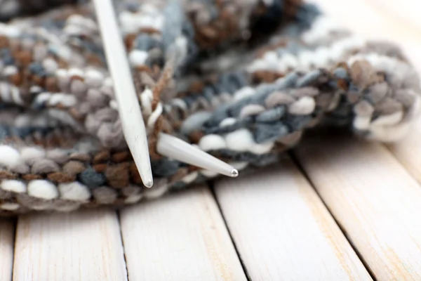 Knitting with spokes — Stock Photo, Image