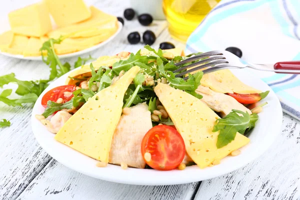 Salad with arugula — Stock Photo, Image