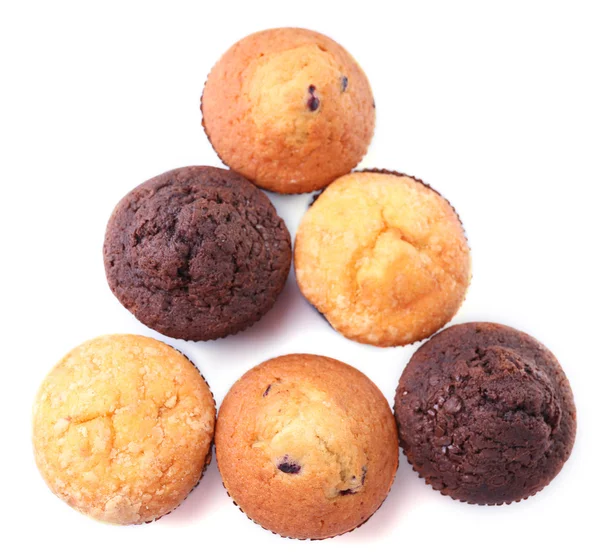 Muffins geïsoleerd — Stockfoto