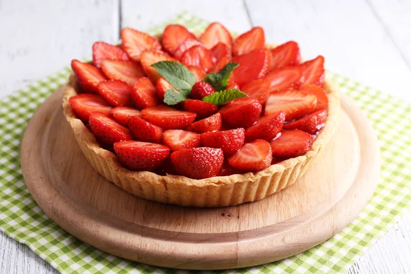 Tarte aux fraises — Photo