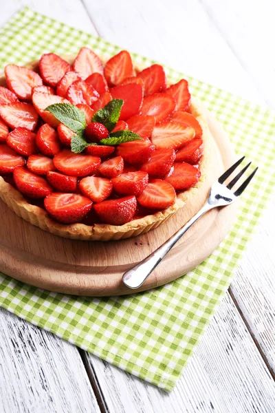 Crostata di fragole — Foto Stock