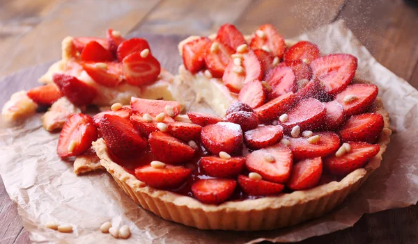 Crostata di fragole — Foto Stock