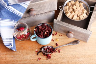 kurutulmuş hibiscus çay