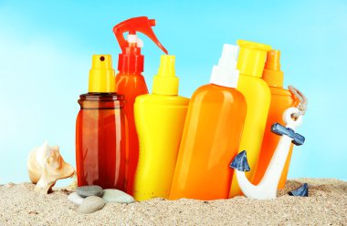 şişe güneş kremi