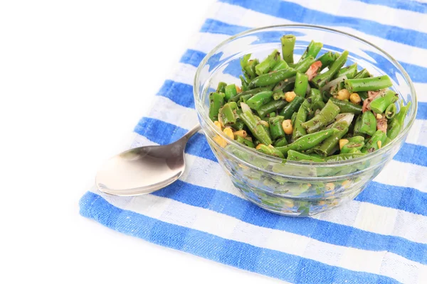 Salade met groene bonen — Stockfoto