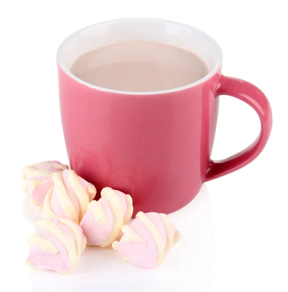 Cocoa drink and sweets — Stock Photo, Image