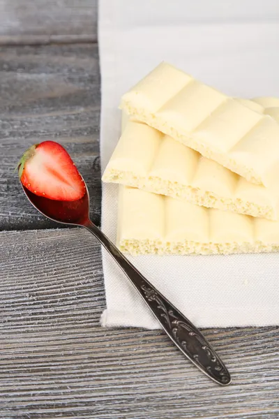 White chocolate bar — Stock Photo, Image