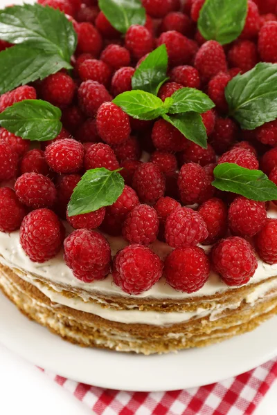 Торт зі свіжими ягодами — стокове фото