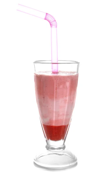 Bebida de batido de frambuesa — Foto de Stock